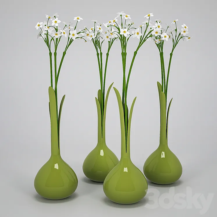 Flowers 3DS Max
