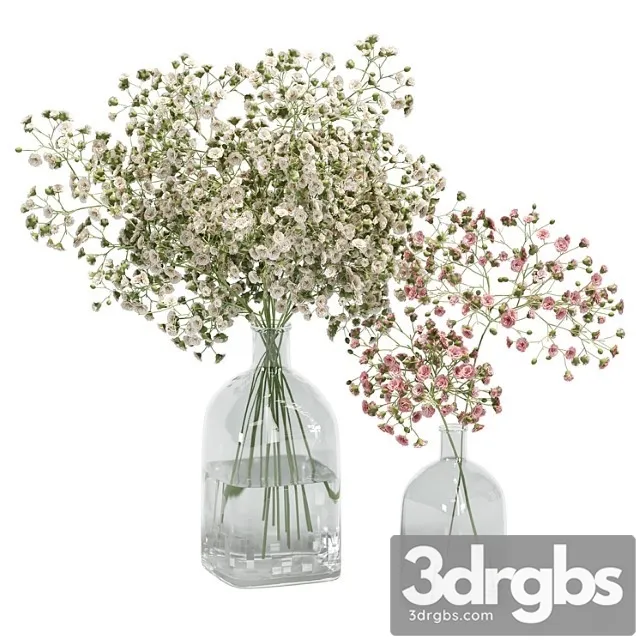 Flowers Bouquet In Glass Vase 02 1 3dsmax Download