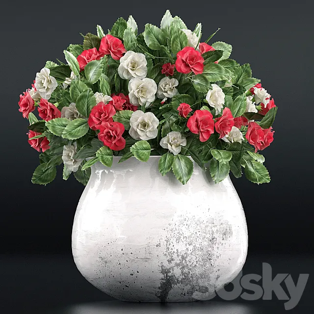 Flowers in a Vase 3 3DSMax File