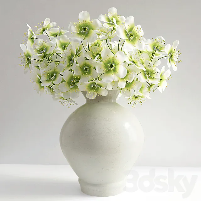 Flowers in a vase 3DSMax File