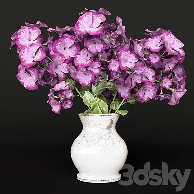 Flowers in a vase 9 3DSMax File