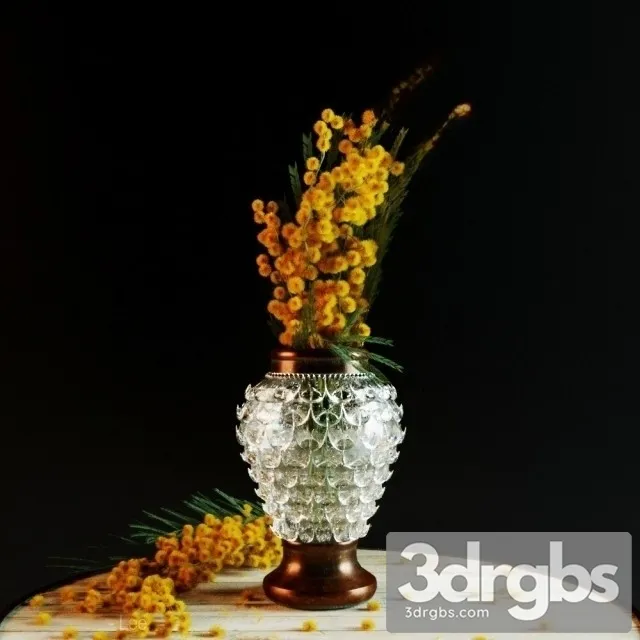 flowers mimosa 3dsmax Download
