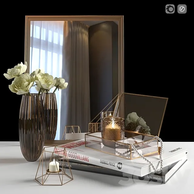 Flowers set 1 3DS Max Model