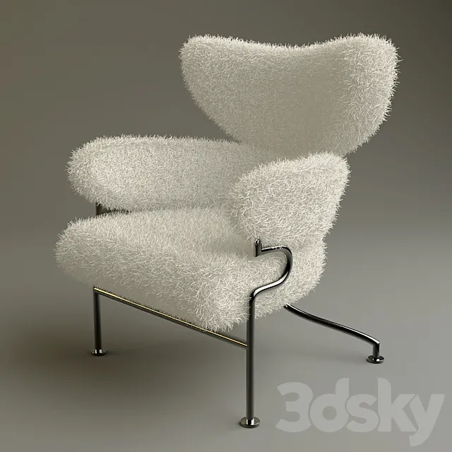 Fluffy Chair 3ds Max