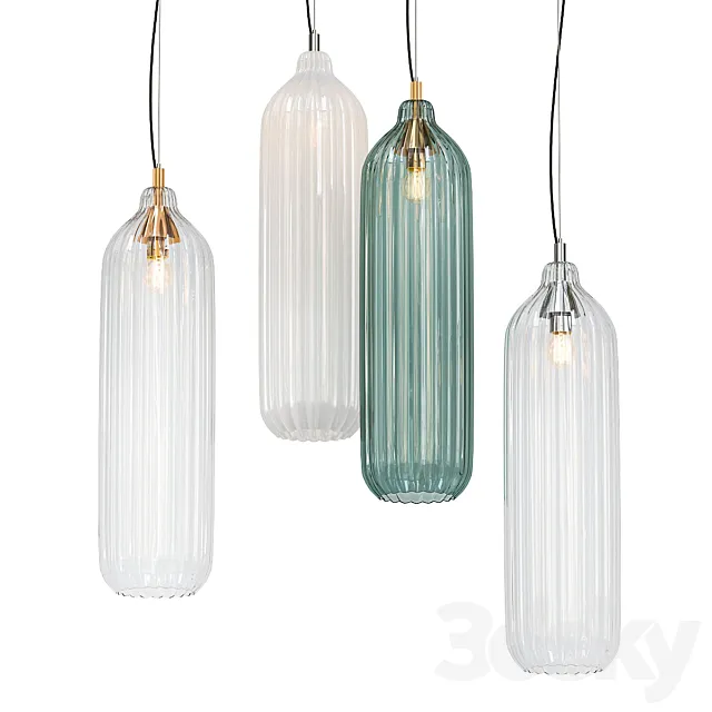 Flute pendant 3ds Max