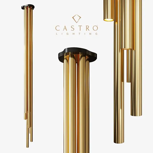 Flute suspension Castro Lighting 3dsMax Model