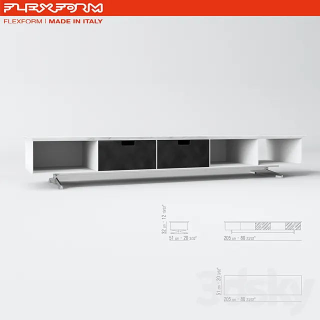 FLY | ANTONIO CITTERIO | 2011 FLEXFORM 3ds Max