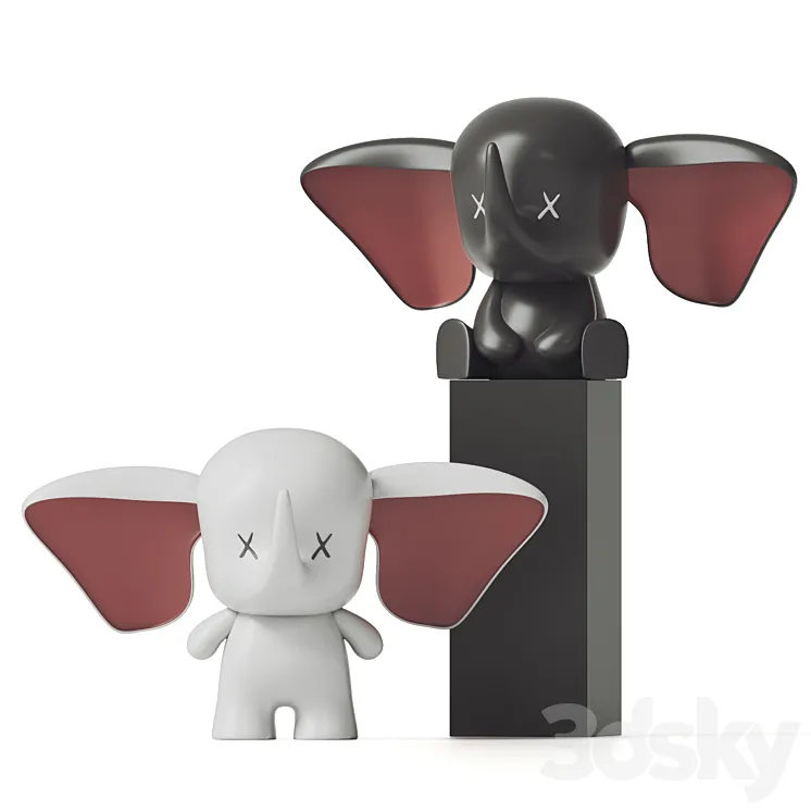 Flying Elephant 3DS Max Model