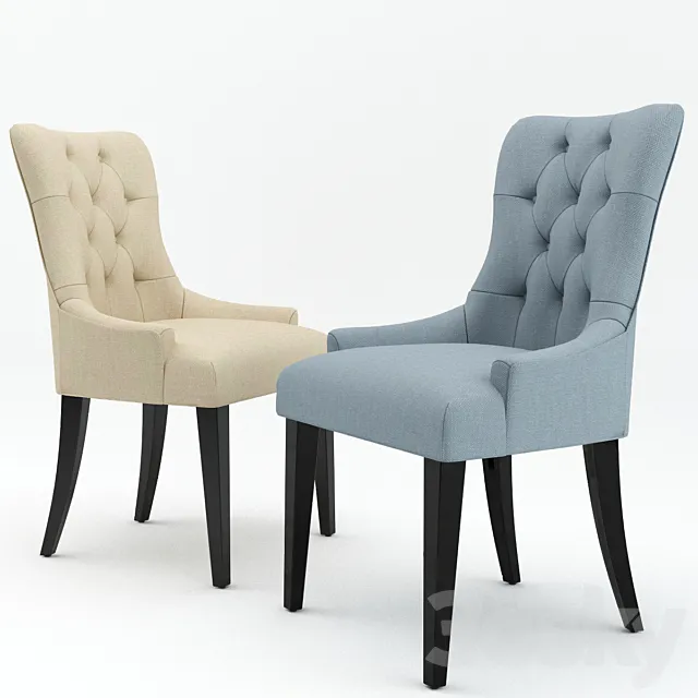 Flynn Scoopback Dining Chair 3DSMax File