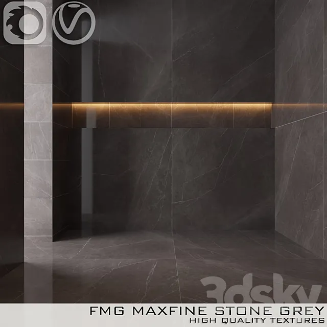 FMG STONE GRAY Tile 3ds Max