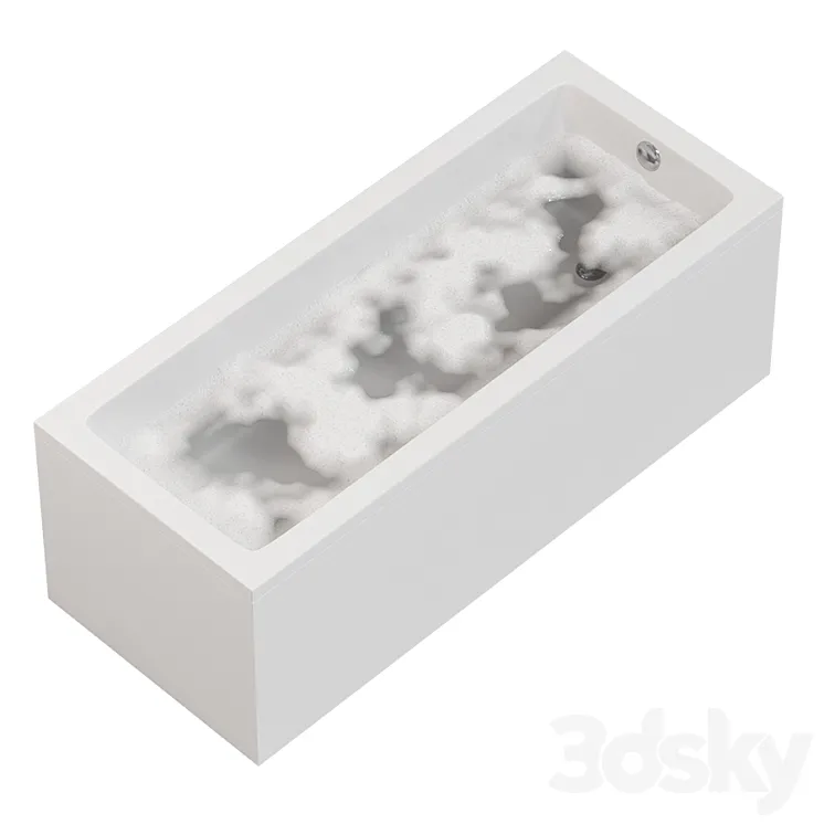 Foam and bath Villeroy and Boch Targa Plus solo 170×70 cm 3DS Max
