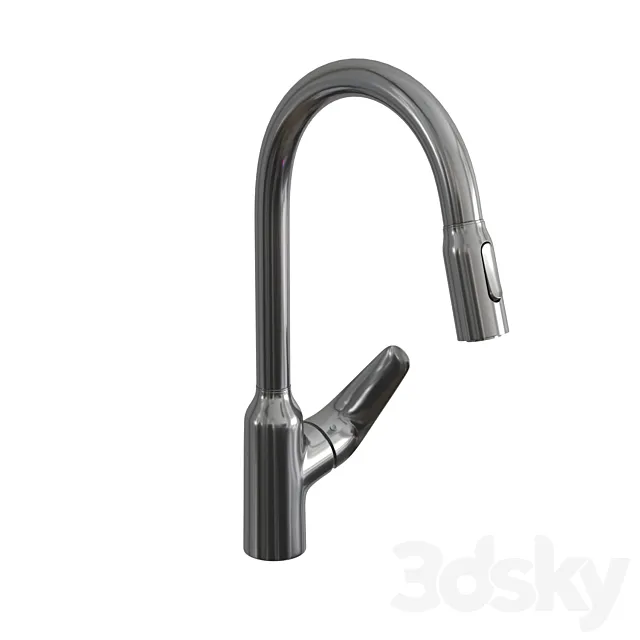 Focus M42 Single Lever Kitchen faucet 3DS Max Model