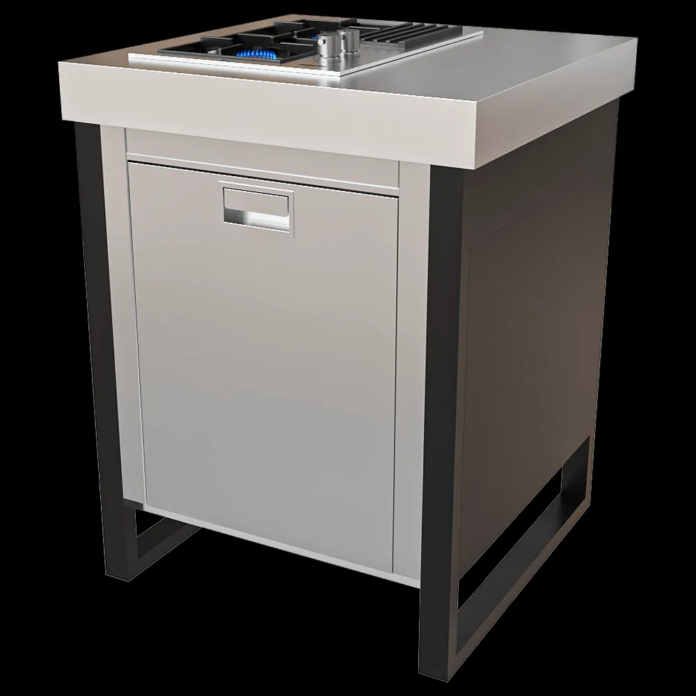 Fogher – Fridge module with burner gas SX 3ds Max