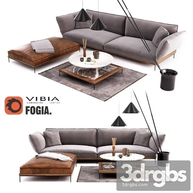 Fogia Jord Sofa Set 3dsmax Download