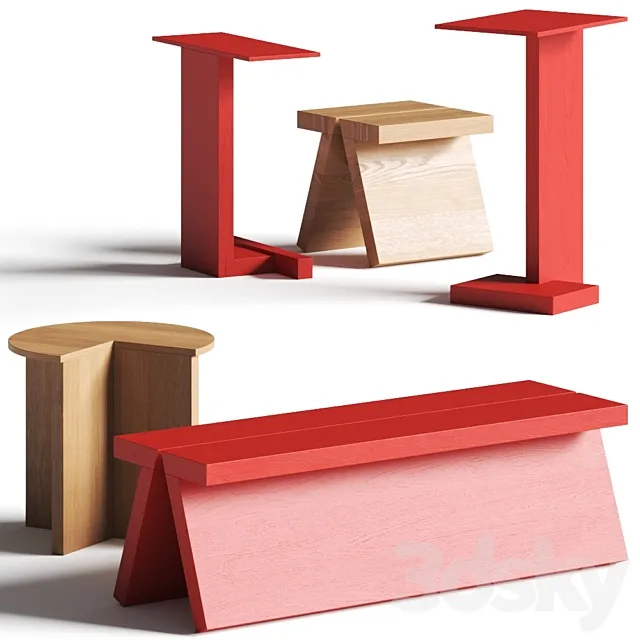 Fogia Supersolid Coffee & Side Tables 3ds Max