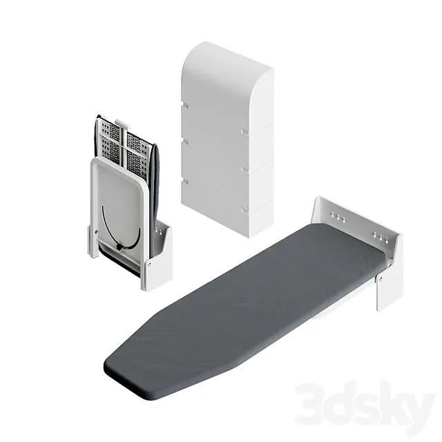 Foldable Wall Mounted Ironing Board 3dsMax Model