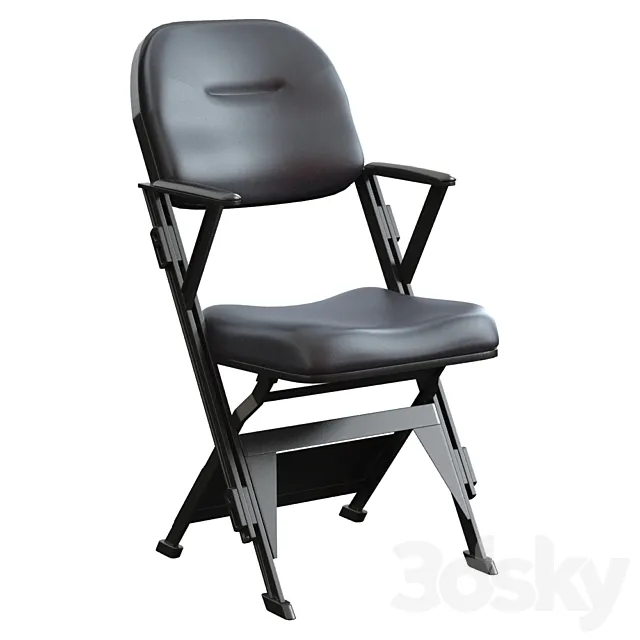 folding chair for events 3ds Max