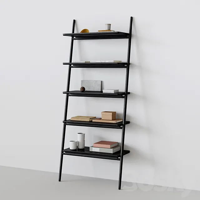 Folk ladder shelving by norm architects 3DSMax File