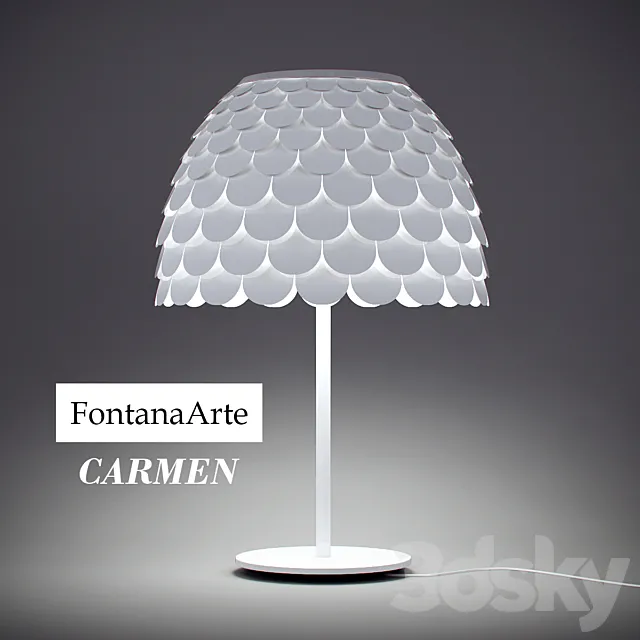 FontanaArte – Carmen 3ds Max