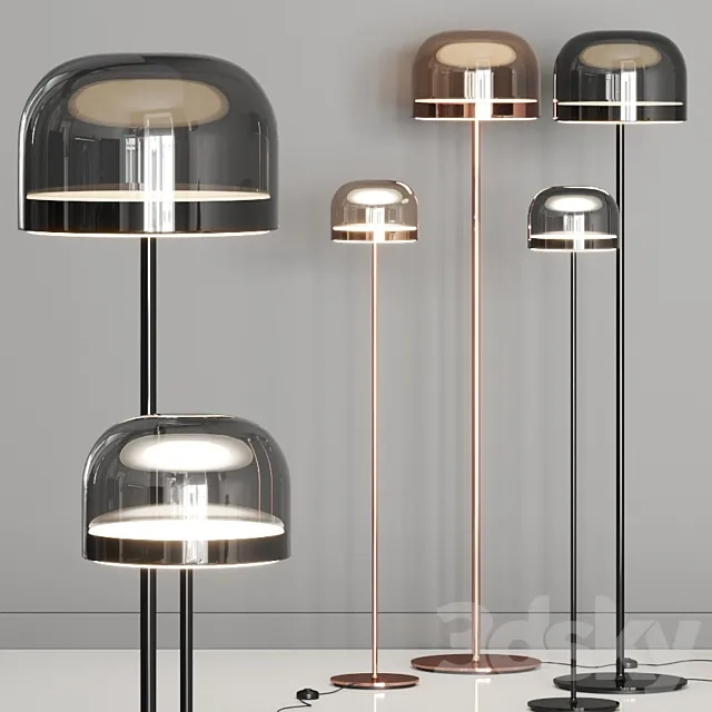 FontanaArte Equatore _ Lampatron Noten Floor Lamps 3DS Max Model