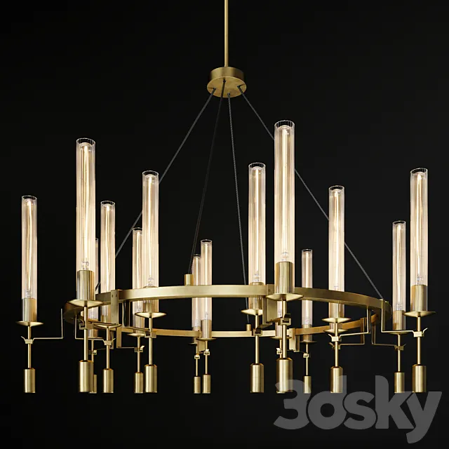 FONTANELLE ROUND CHANDELIER 3DSMax File