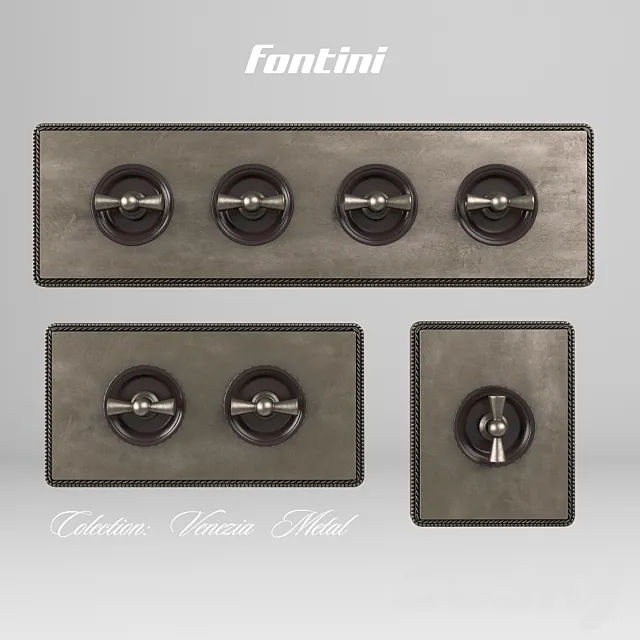 Fontini Venezia Metal 3ds Max