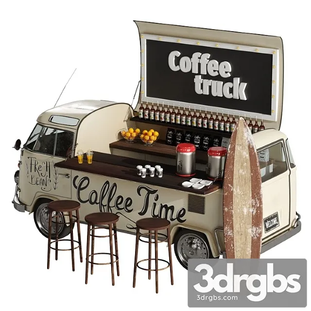 Food Truck Coffee 1 3dsmax Download