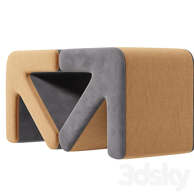Footstool 3ds Max