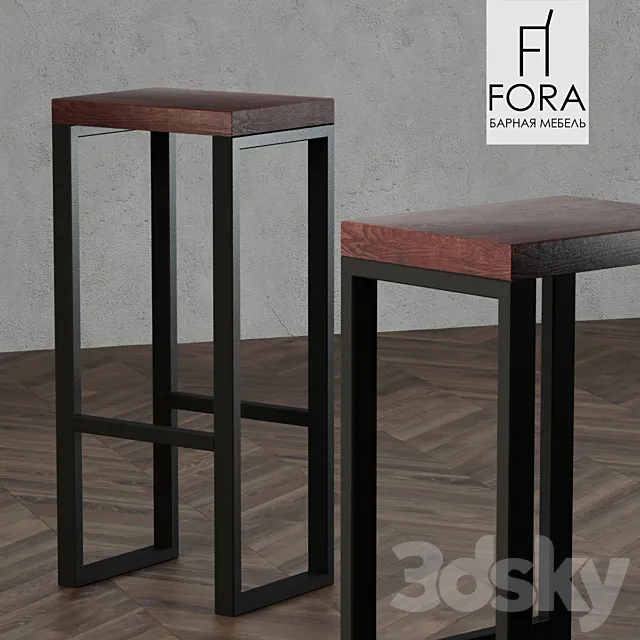 Fora Furniture Model A 3ds Max