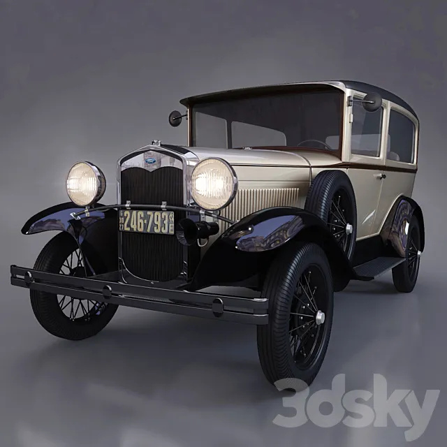 Ford A 3DS Max Model