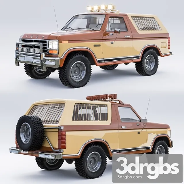 Ford bronco 1985 3dsmax Download