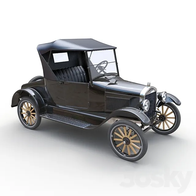 Ford Model T 3ds Max