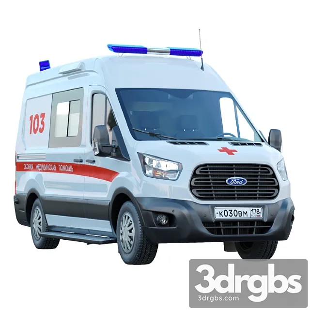 Ford transit emergency medicine 3dsmax Download