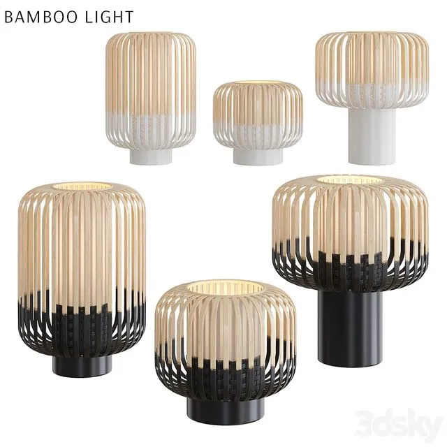 Forestier Bamboo Table Lamp 3dsMax Model