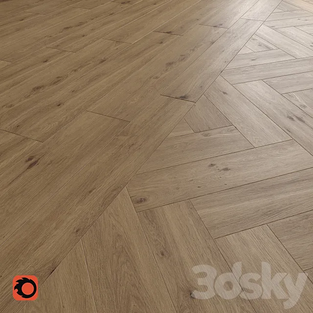 Forestina dark beige Floor Tile 3DS Max Model