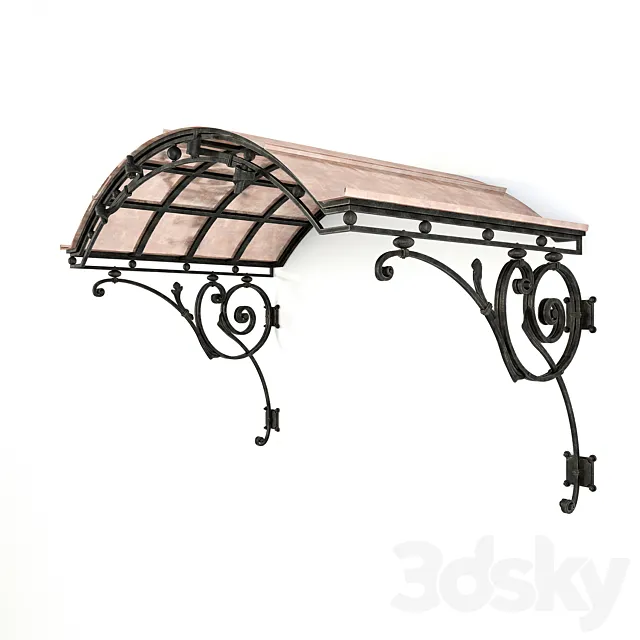 Forged canopy 005 3dsMax Model