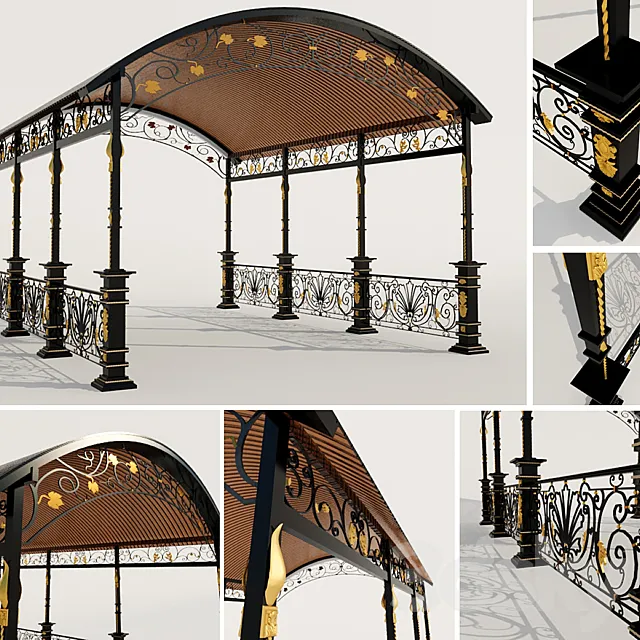 Forged canopy 3DS Max Model