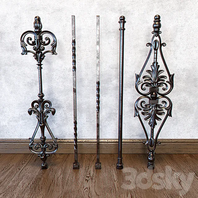 Forged elements. balusters 3DSMax File