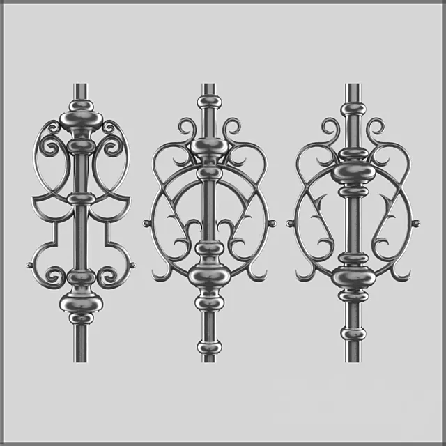 Forged elements. Part 1 3ds Max