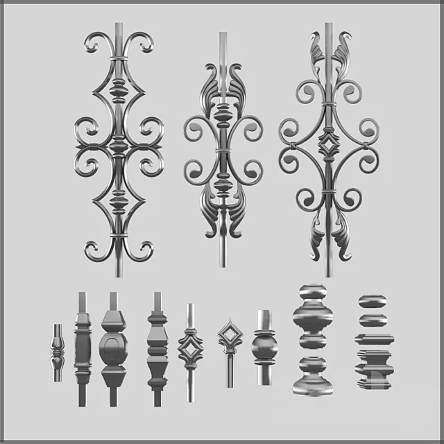 Forged elements. Part 2 3ds Max