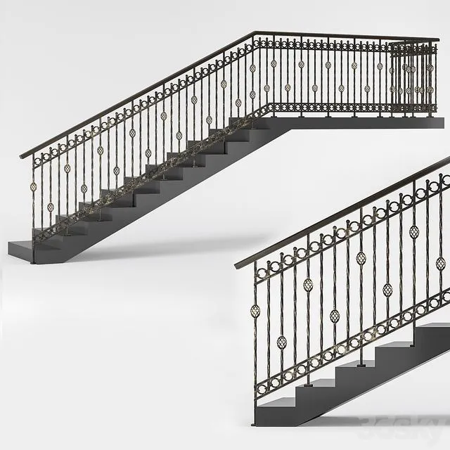 Forged rails 3dsMax Model