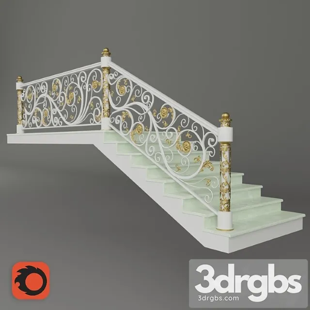 Forged stairs_222 3dsmax Download