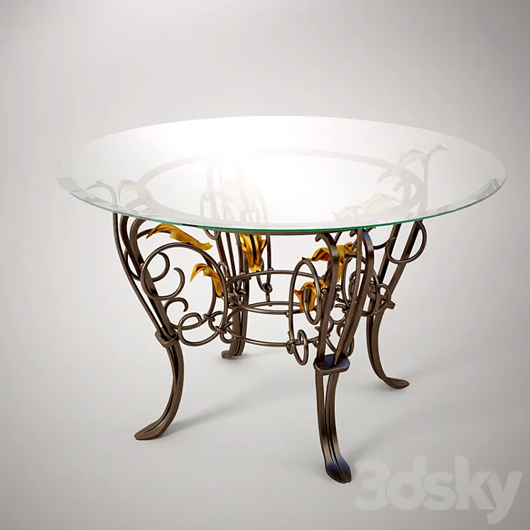 Forged table. 3DS Max
