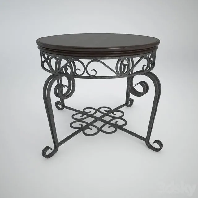 Forged table 3dsMax Model