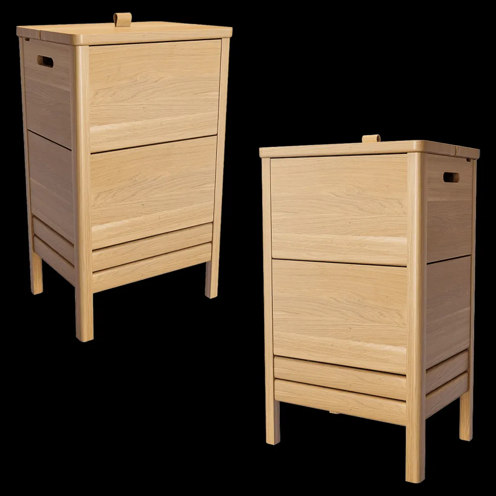 Form & Refine – Laundry box A Line  Oak 3ds Max