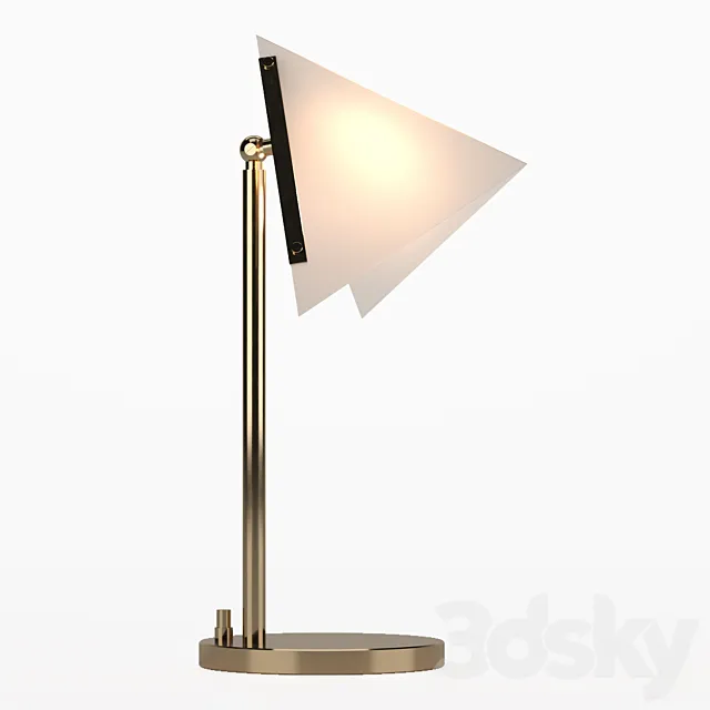 FORMA ROUND BASE TABLE LAMP Brass Loft Concept 43.31 3ds Max