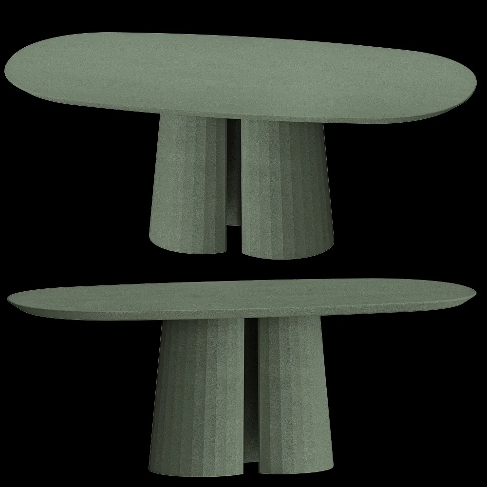 Forma&Cemento – Coffee table Fusto Oval II 3ds Max
