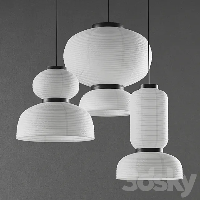 Formakami pendant lamp set 3DS Max Model