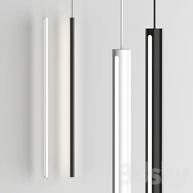 Forstlight Slim Back Pendant Lamp 3ds Max