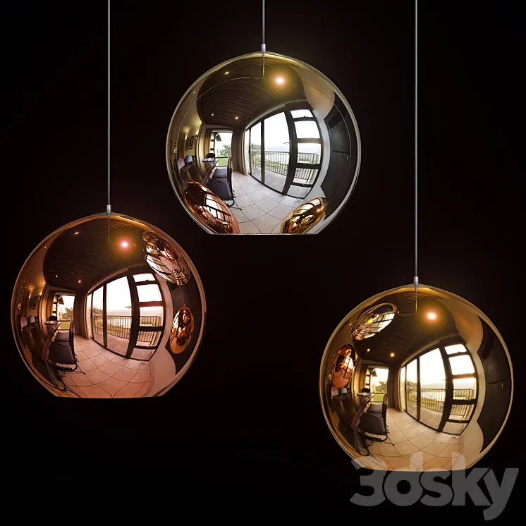 Fort Knox Mini Pendant Light 3DS Max